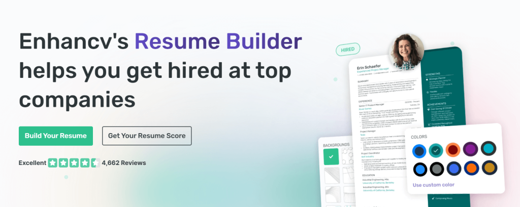 Enhancv AI Resume Builder