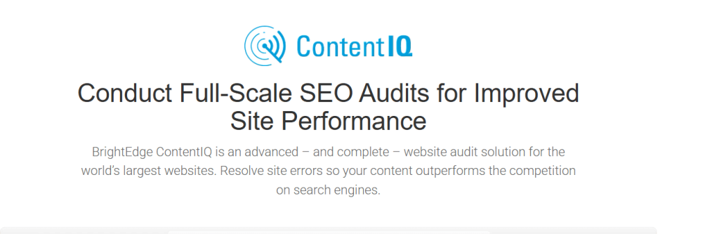 BrightEdge ContentIQ