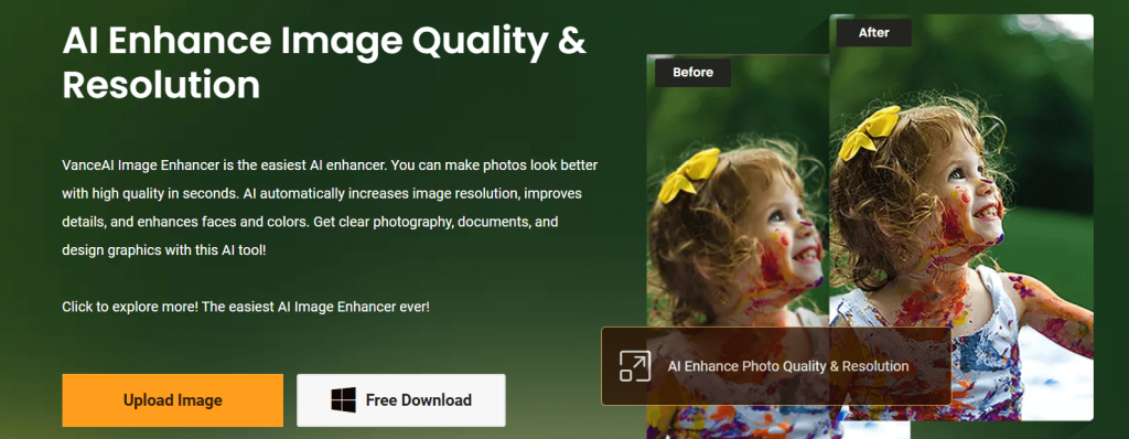 VanceAI Image Enhancer