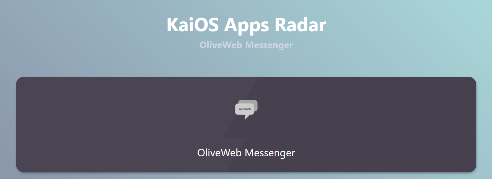 KaiOS Messenger