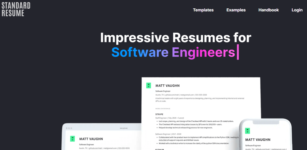 Standard Resume