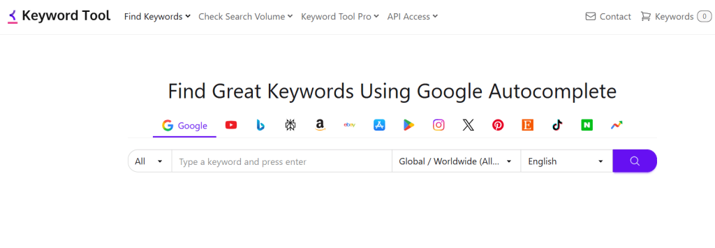 KeywordTool.io