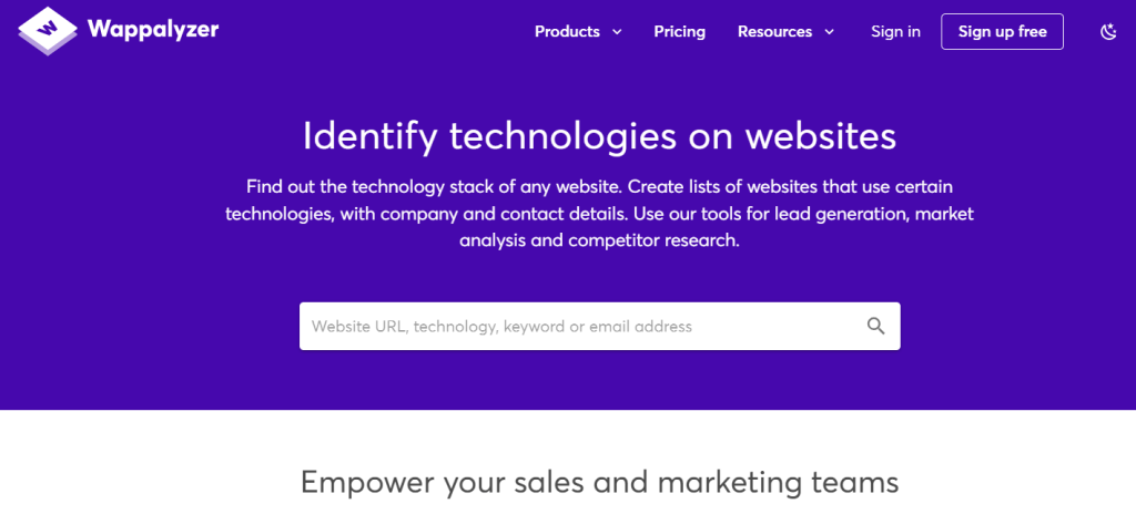 Wappalyzer
