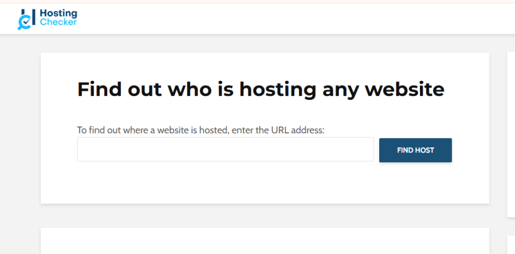 HostingChecker