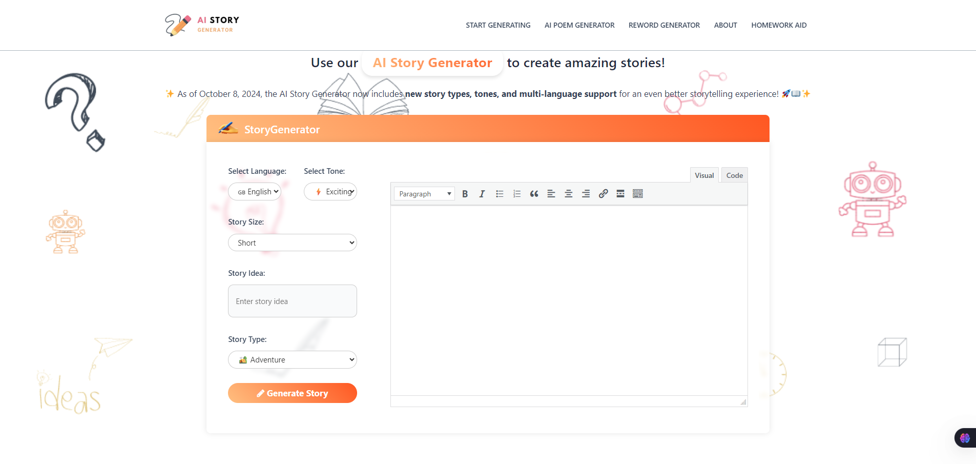 AI-Story-Generator-StoryGenerate