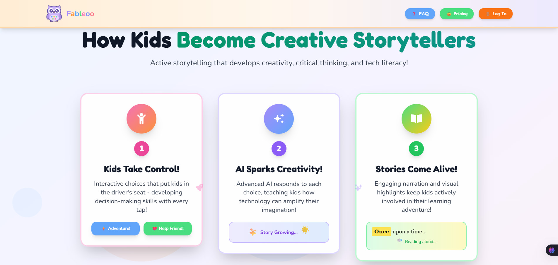 Fableoo-How Kids Become Creative Storytellers