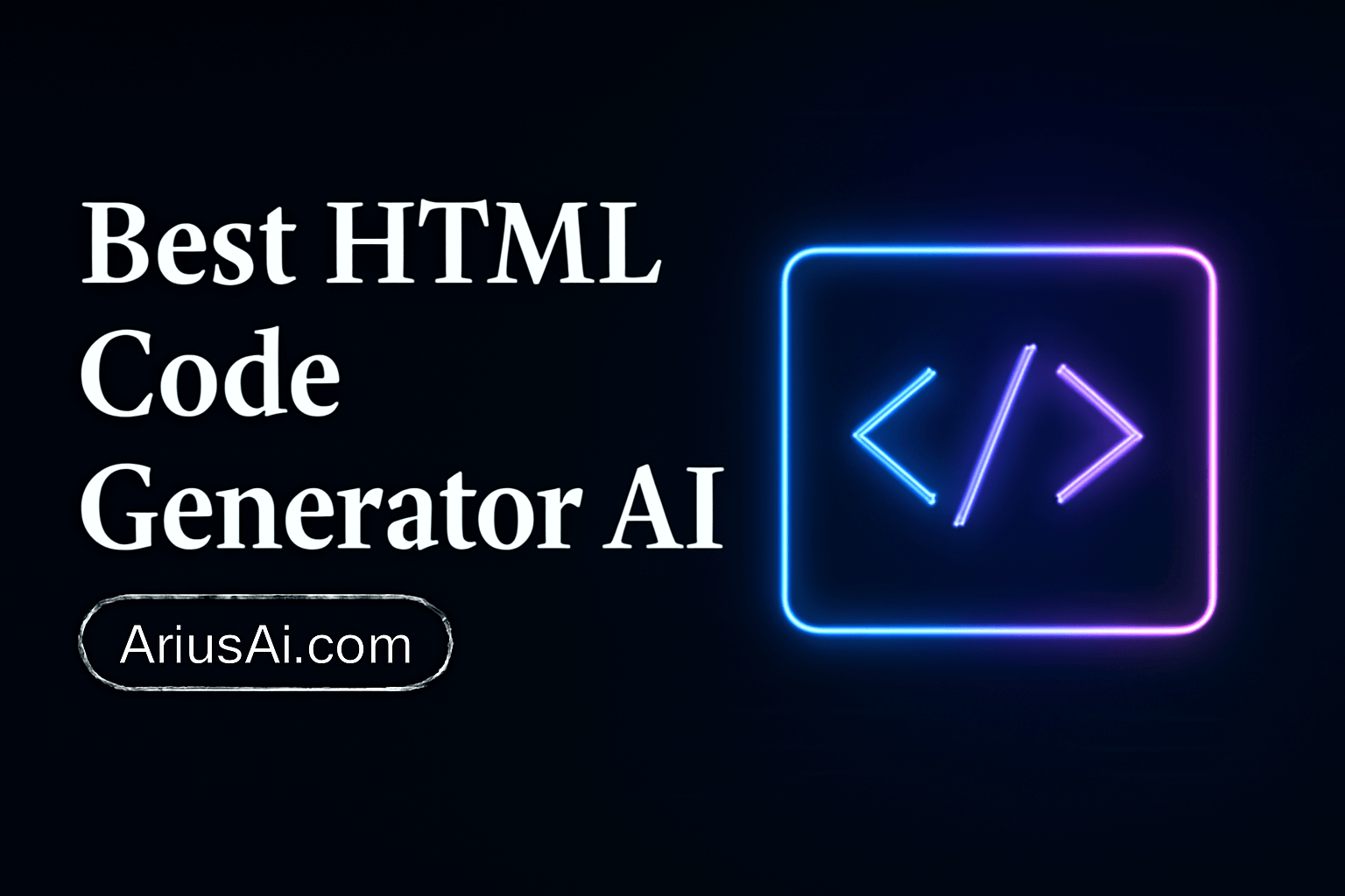 Best HTML Code Generator AI Tools