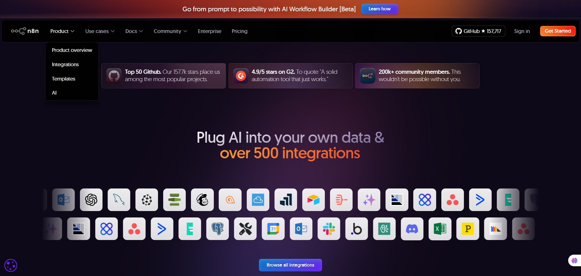 AI-Workflow-Automation-Platform-Tools-n8n Products