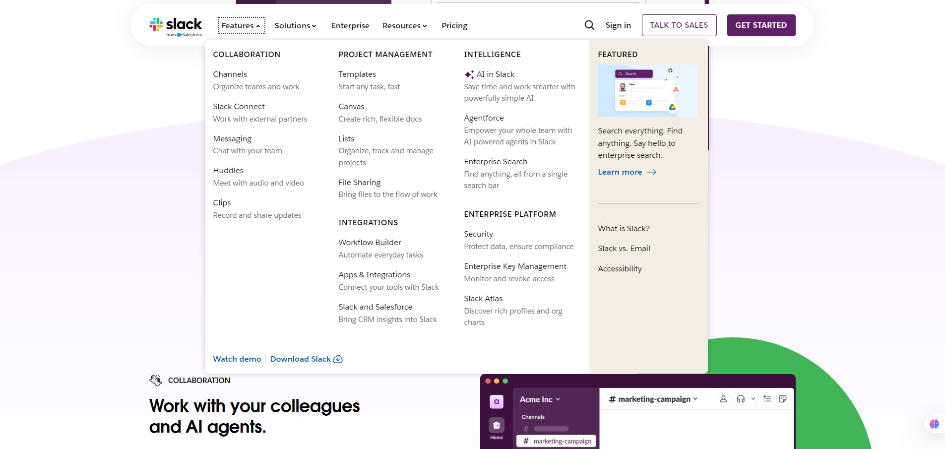 Features of AI-Work-Management-Productivity-Tools-Slack