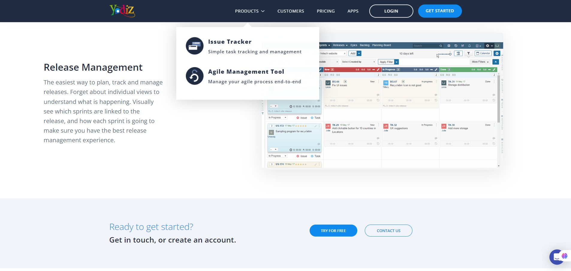 Issue-Project-Tracking-Software-Yodiz