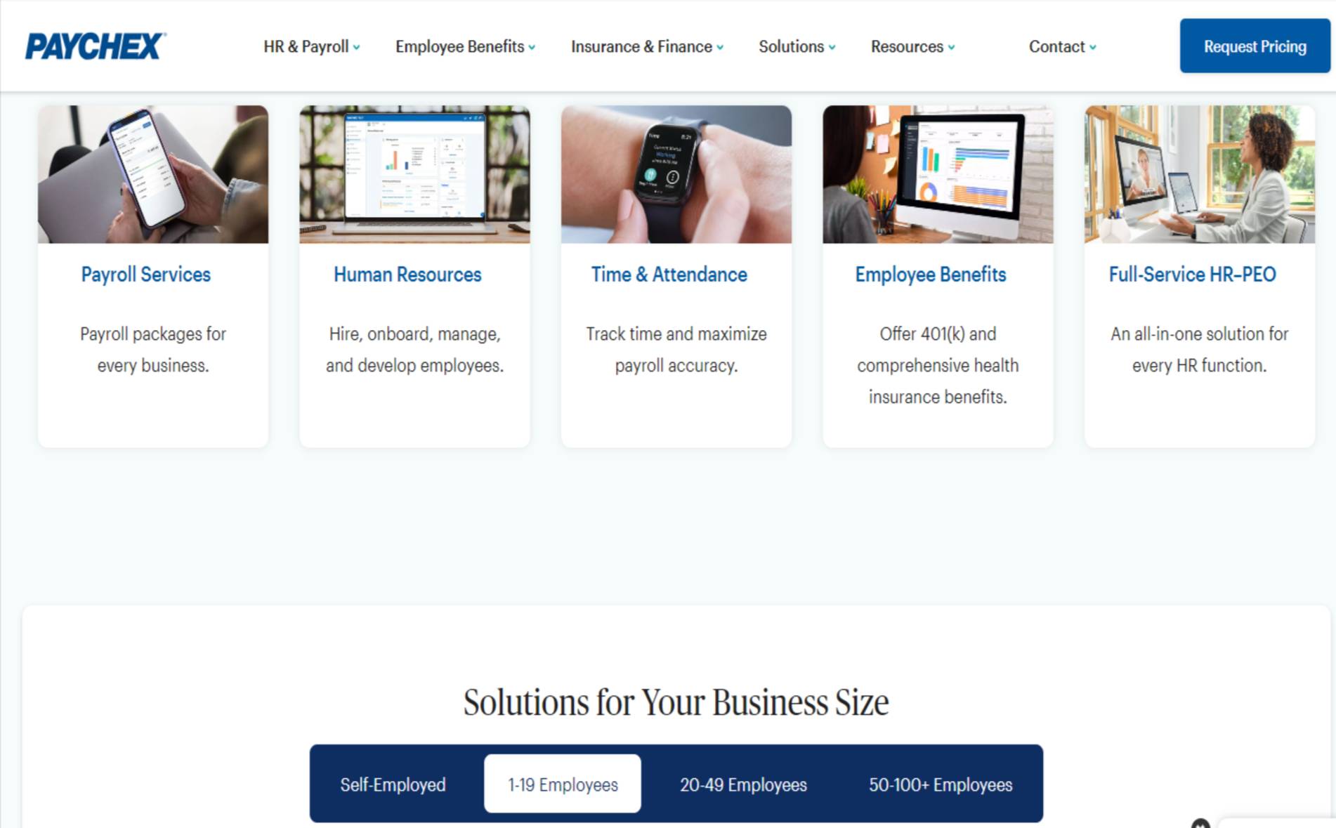 Paychex Payroll HR Solutions Services