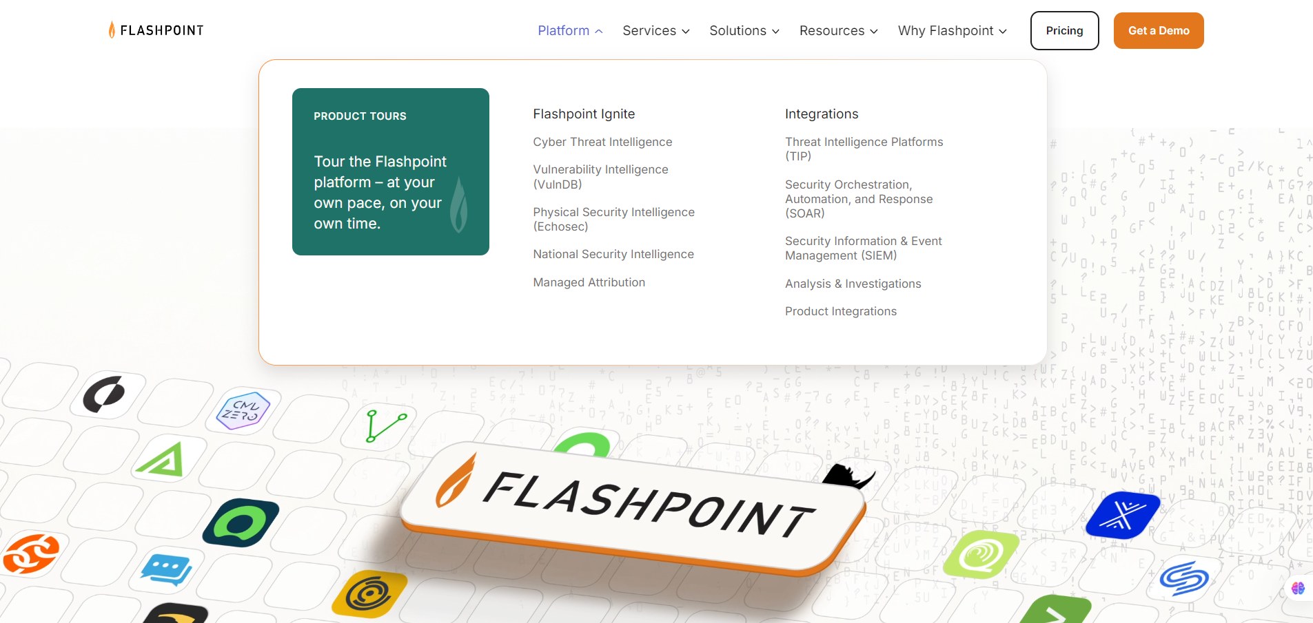 Product tour of Flashpoint-Threat-Intelligence-Platform