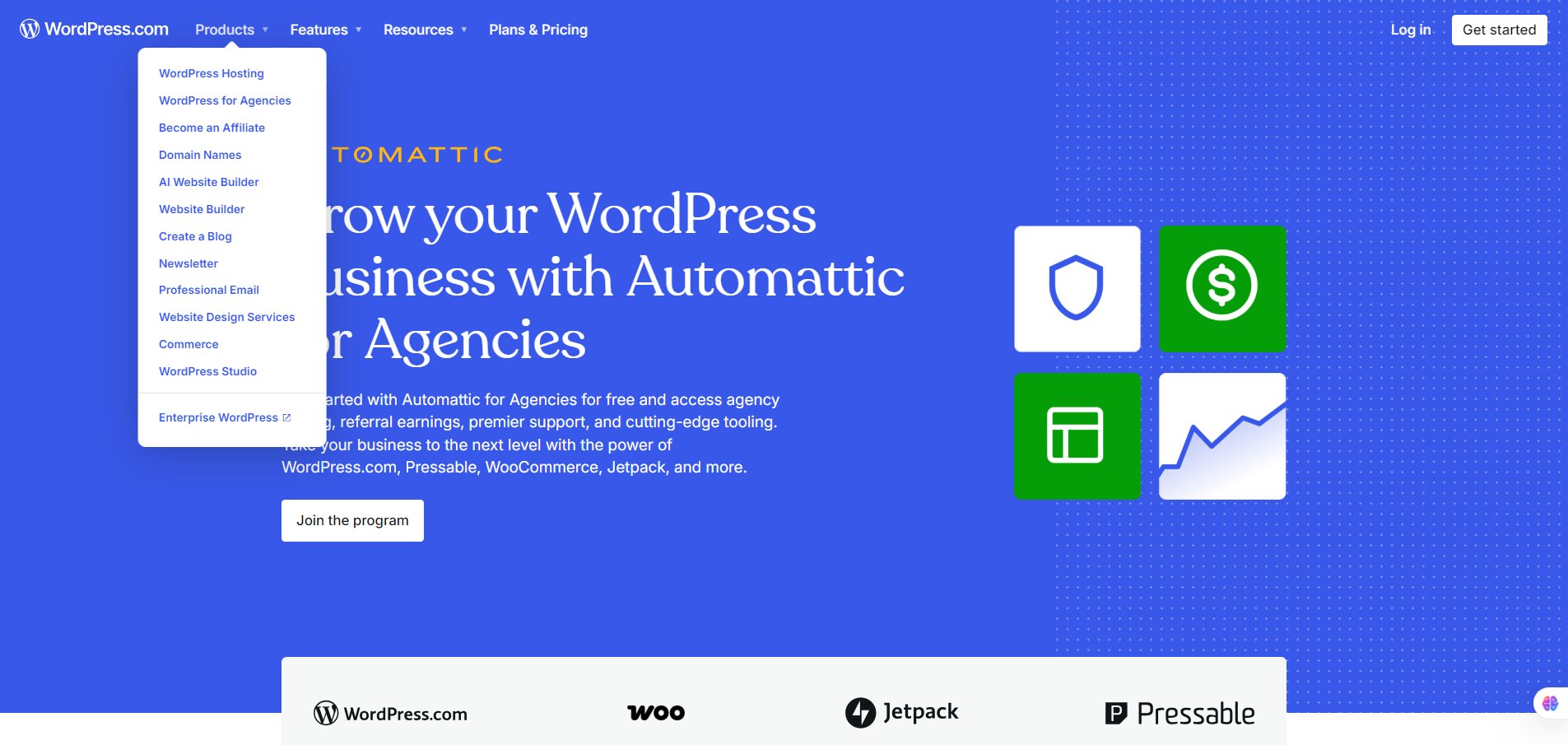 Products WordPress-Business-with-Automattic-for-Agencies-WordPress-com