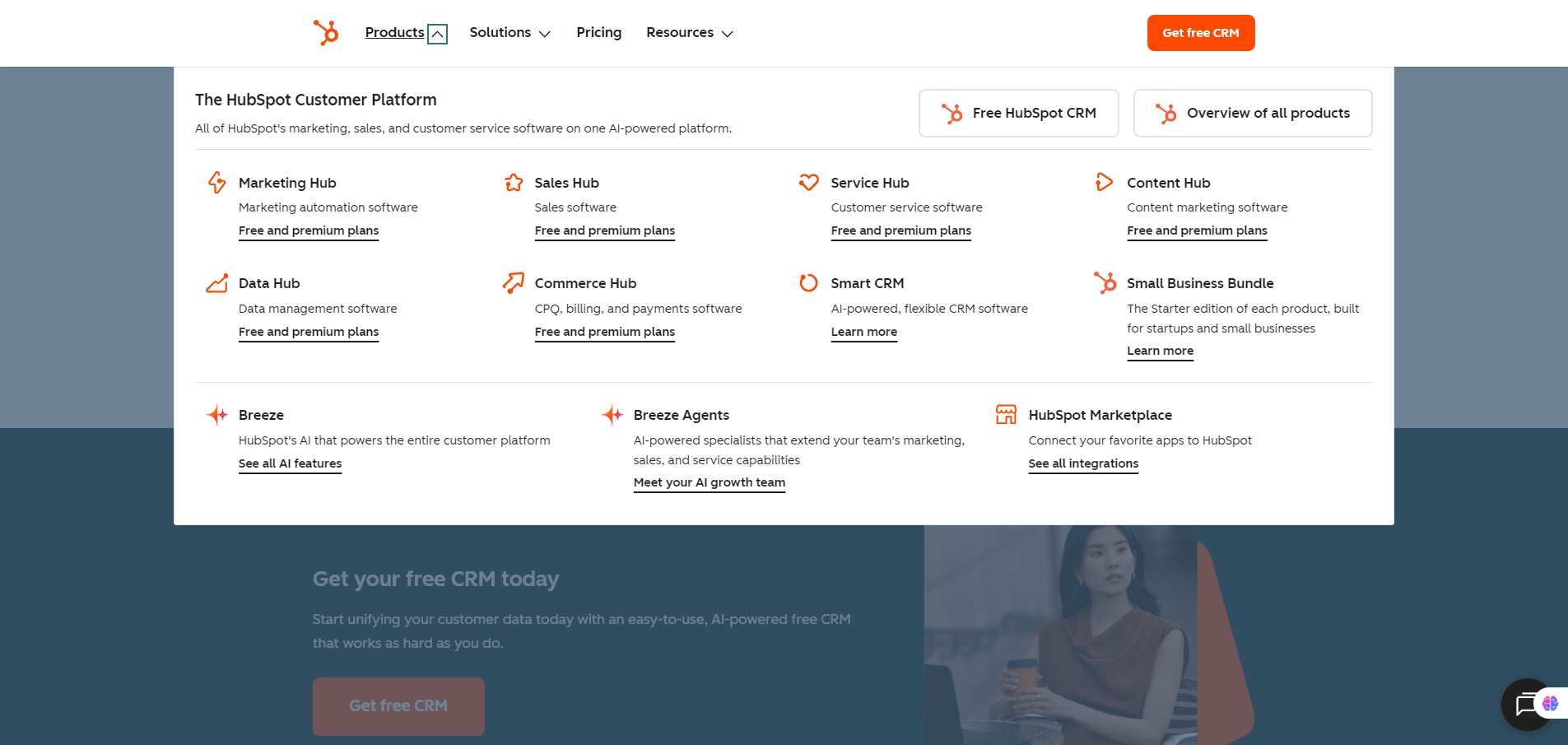 Products of HubSpot Streamline-Your-Entire-Business-With-a-Free-CRM