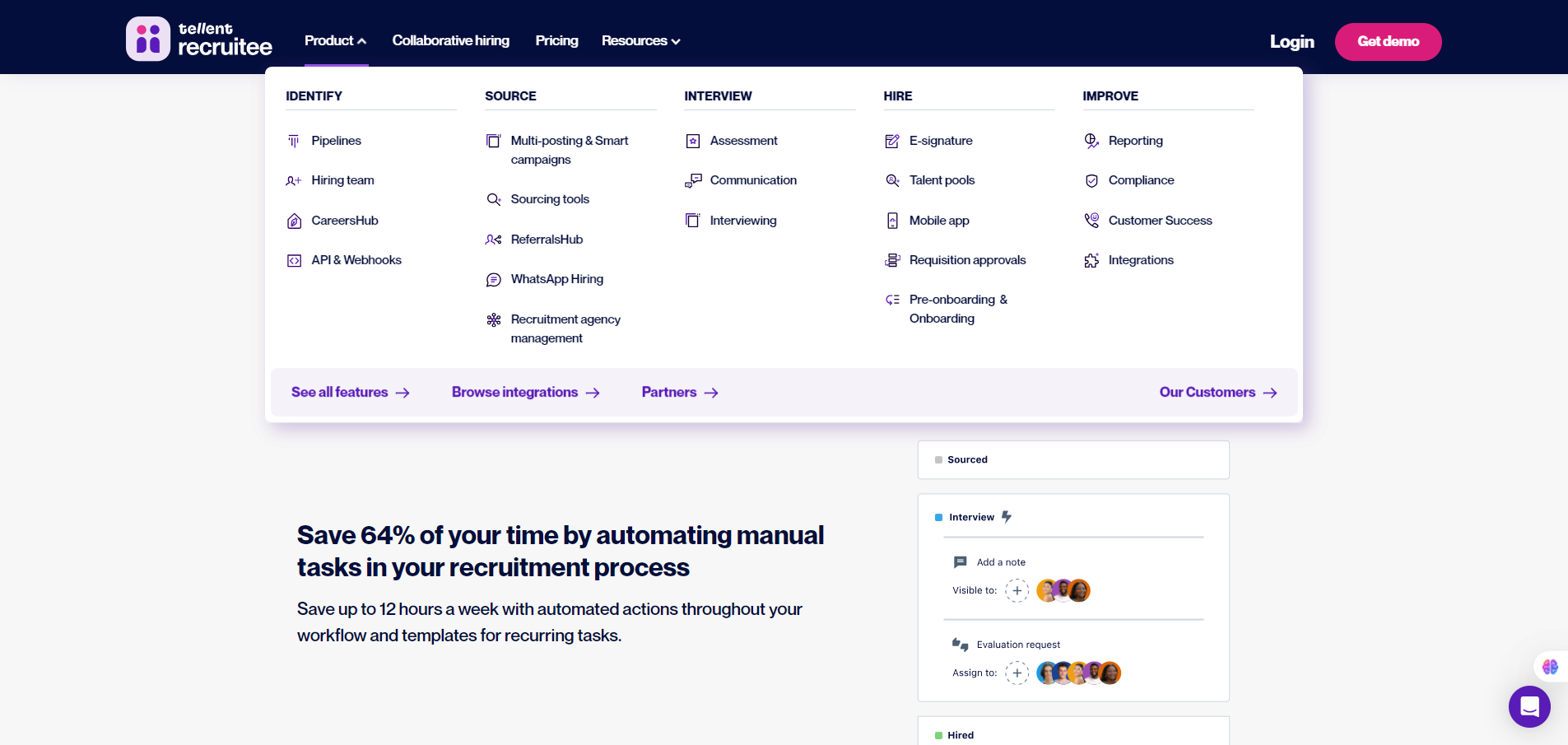 Products of Modern-ATS-collaborative-recruitment-software-Recruitee