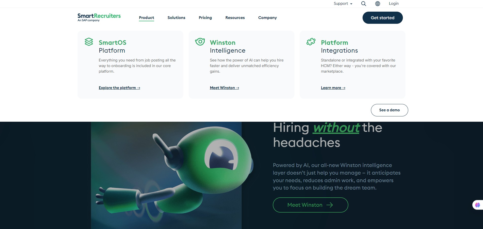Products of Talent-Acquisition-and-Recruiting-Software-AI-Powered SmartRecruiters