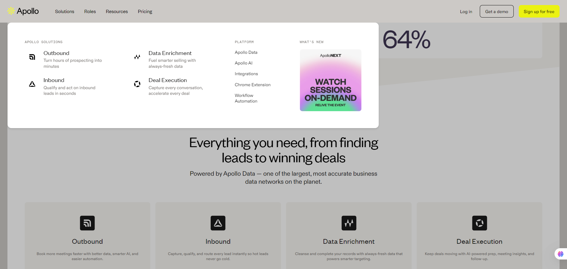 Solution of AI-Sales-Platform-Apollo-io-Outbound-Inbound-Automation