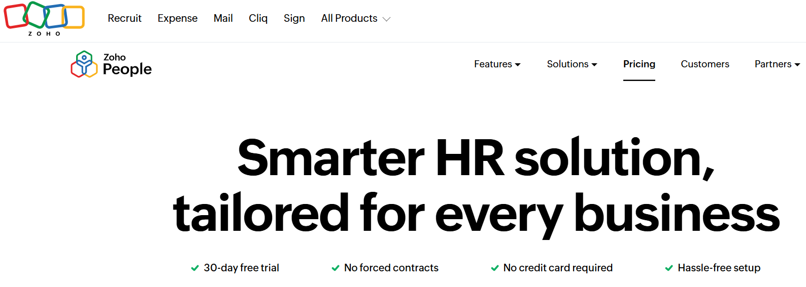 Zoho slide image