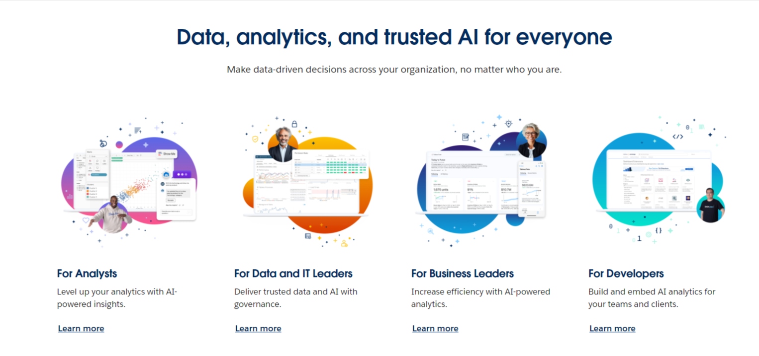Data, analytics, and trusted AI for everyone-Tableau