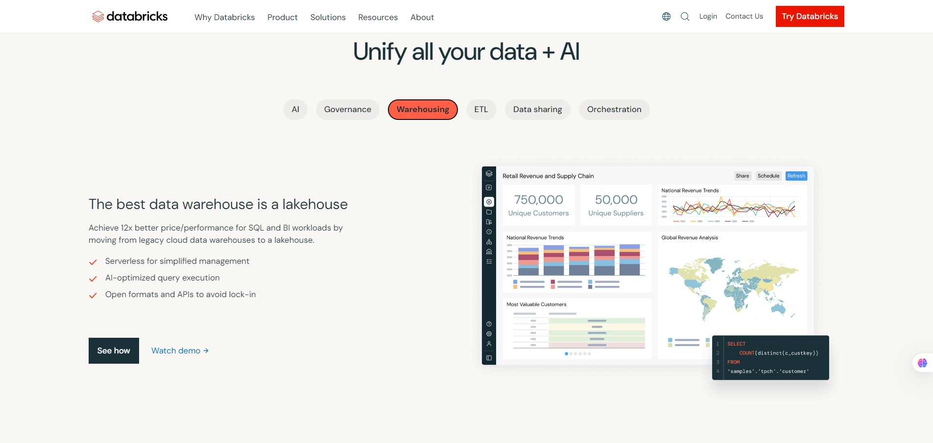 Databricks-Unify all your data + AI