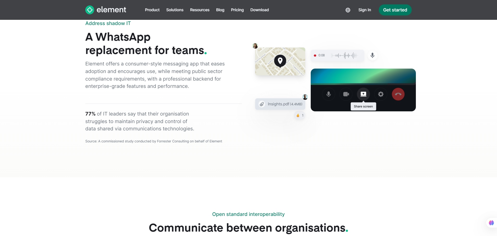 Element-Secure-collaboration-and-messaging Solution