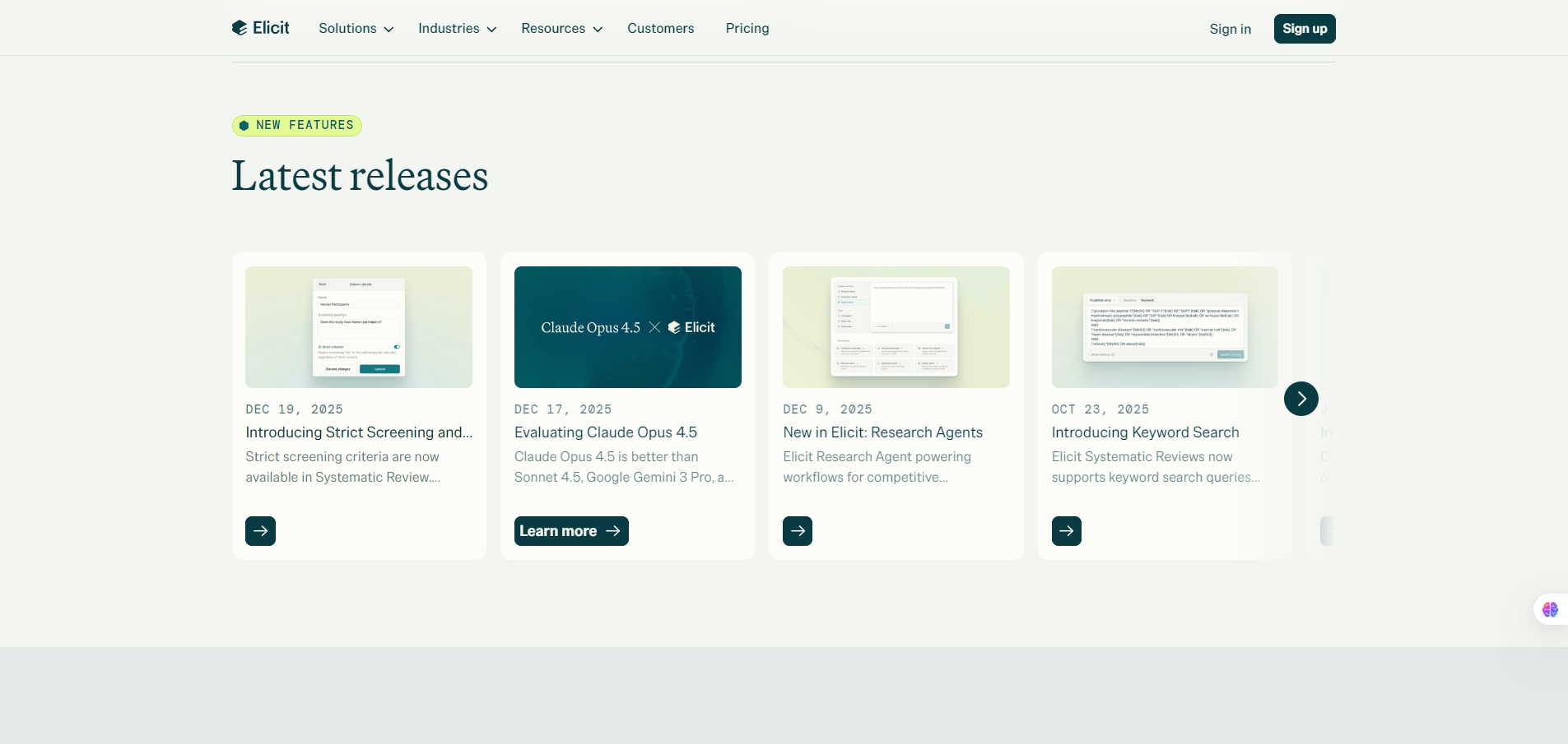 Elicit-AI-for-scientific-research features