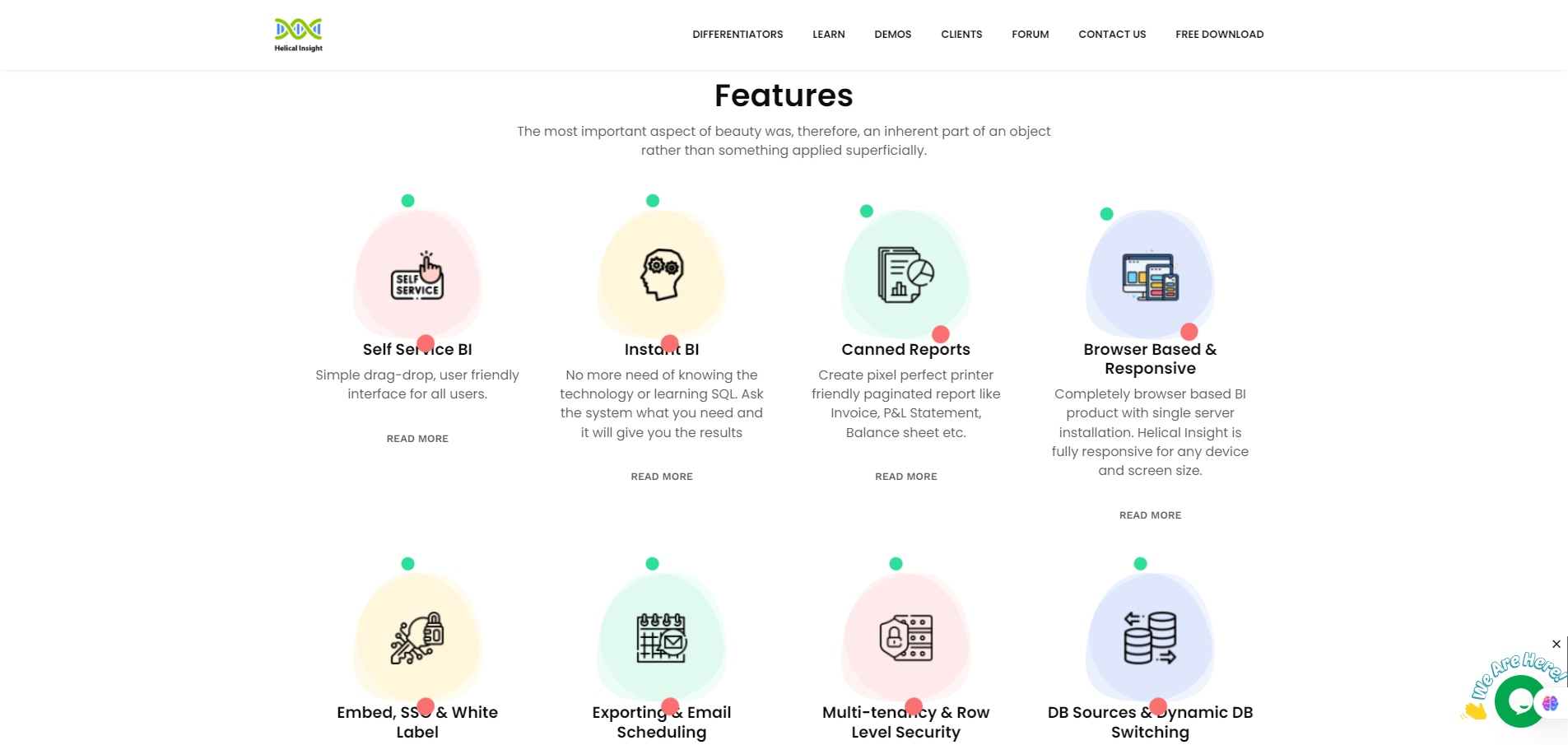 Features of Open-Source-Business-Intelligence-Helical-Insight