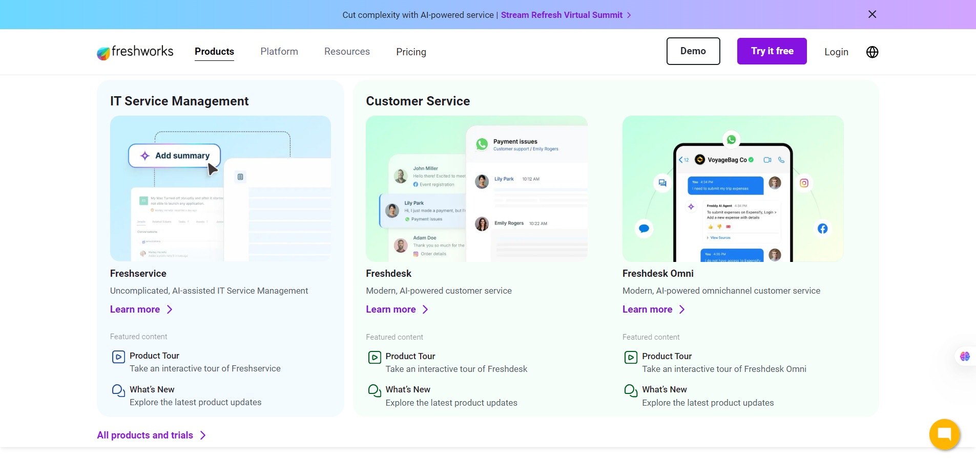 Freshworks-Uncomplicated-Software-IT-Service-Products