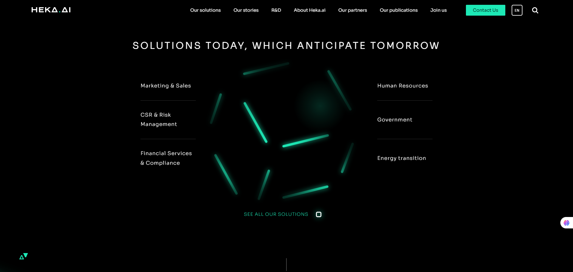 Heka SOLUTIONS TODAY, WHICH ANTICIPATE TOMORROW