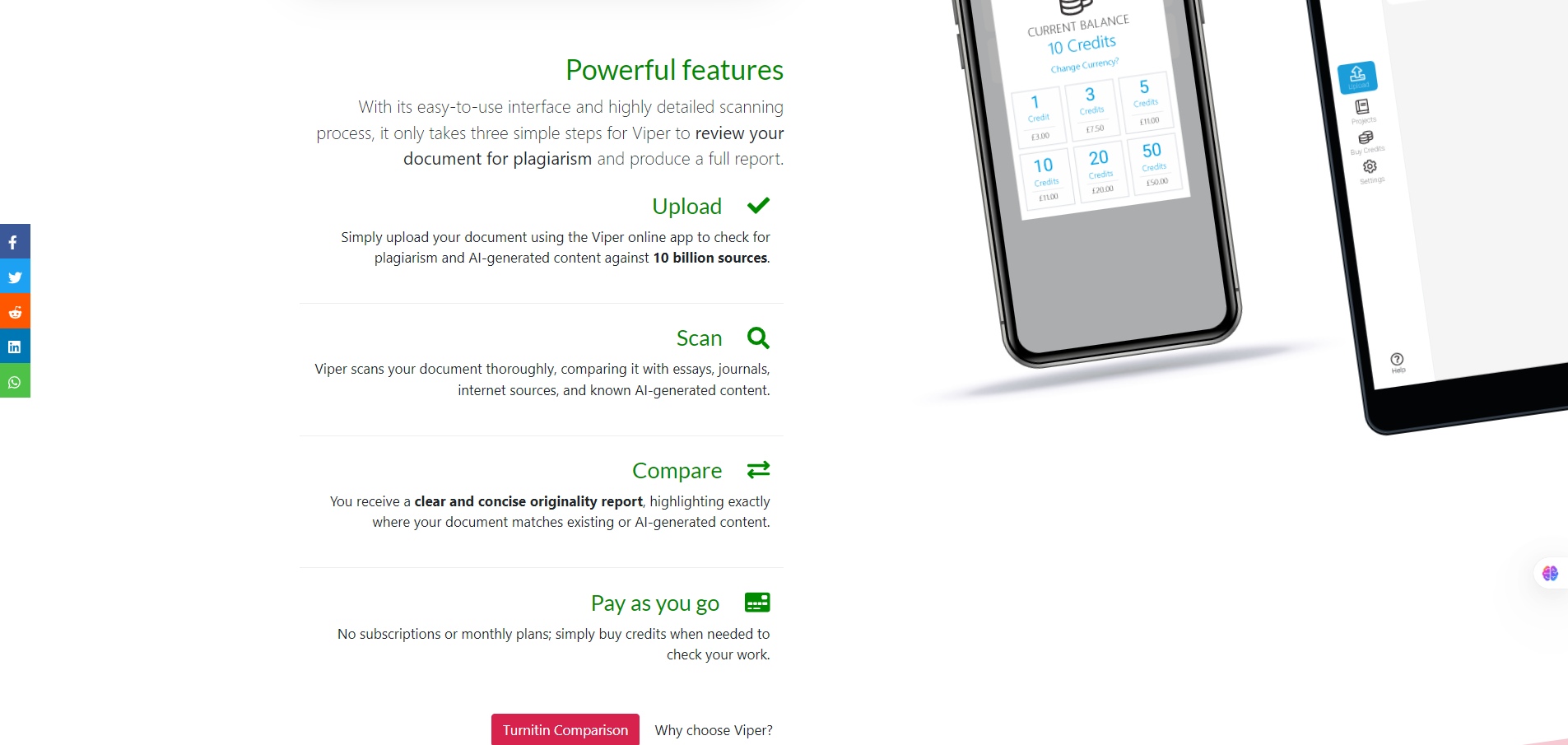 Plagiarism-Checker-AI-Detector-Viper-features