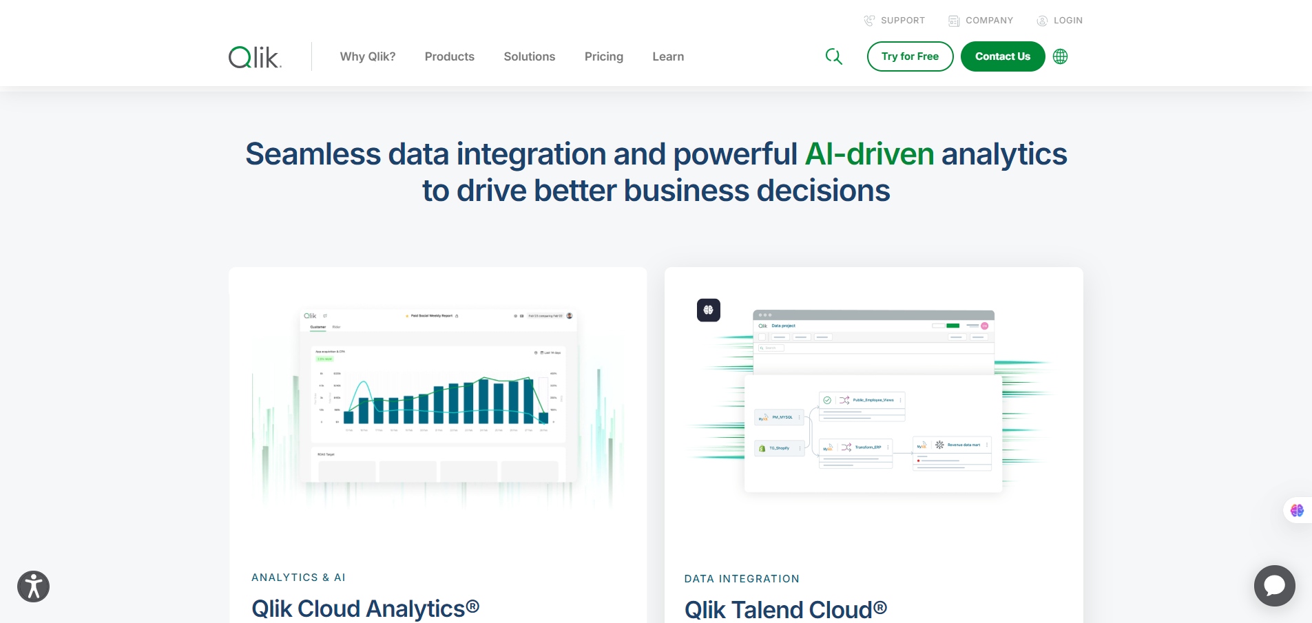 Qlik-Seamless data integration