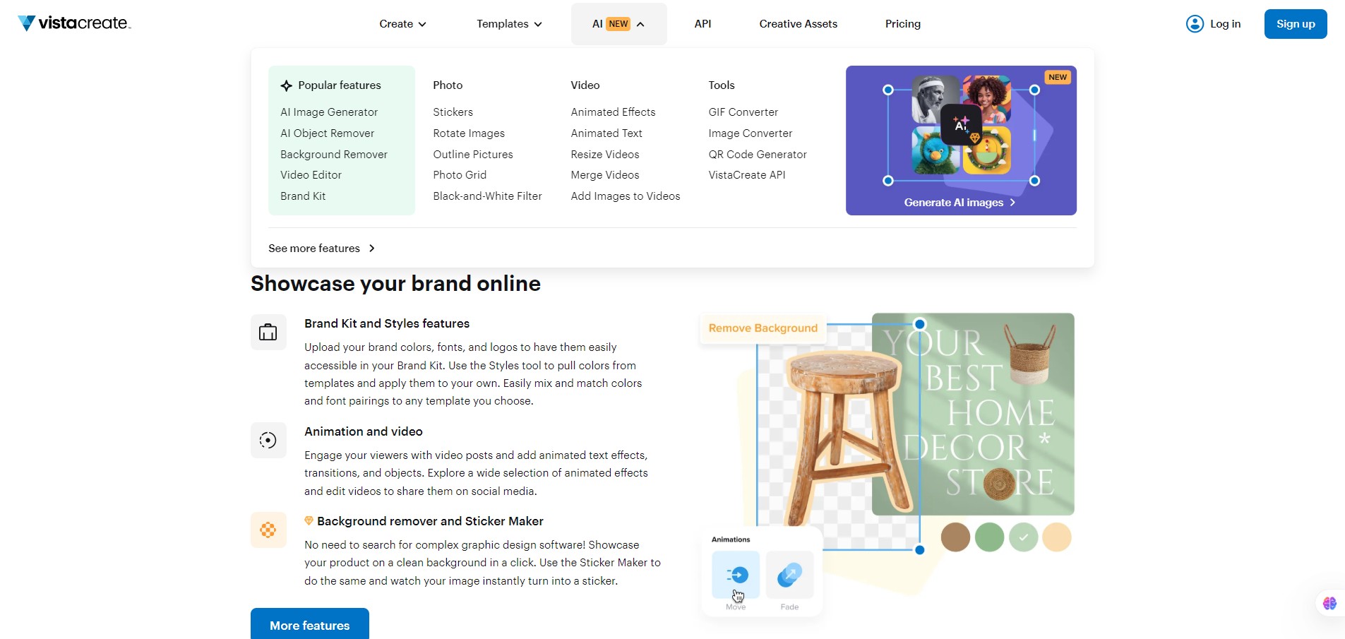 VistaCreate-–-Free-Graphic-Design-Software-features