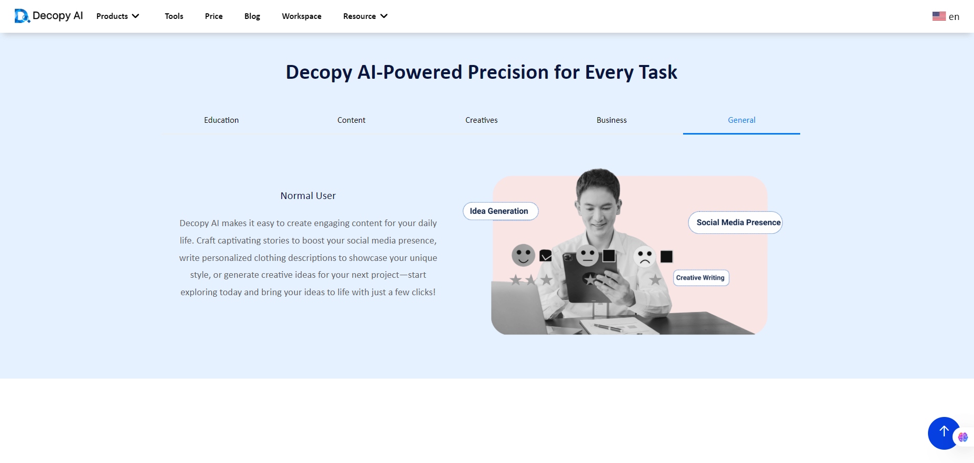 Decopy AI-Powered Precision for Every Task