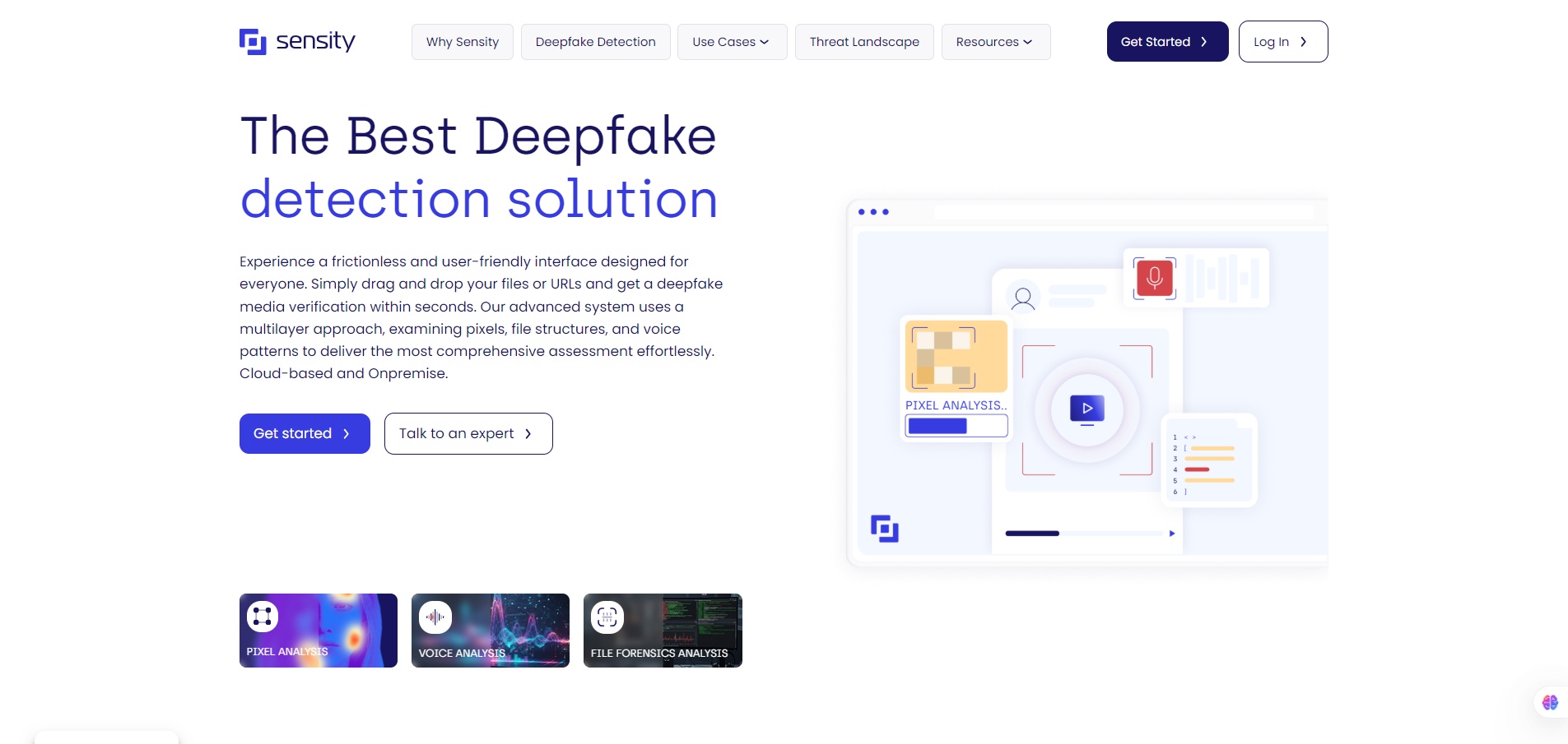 Deepfake-Detection-for-Video-Image-Audio-Sensity-AI
