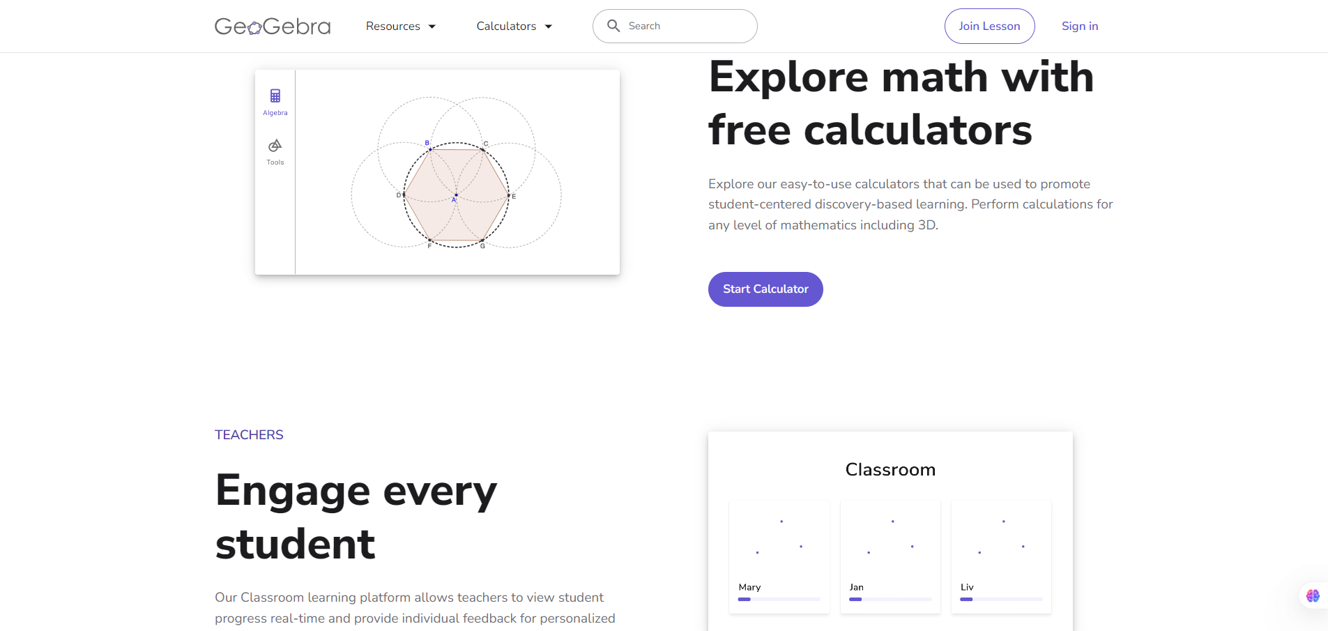 GeoGebra-features