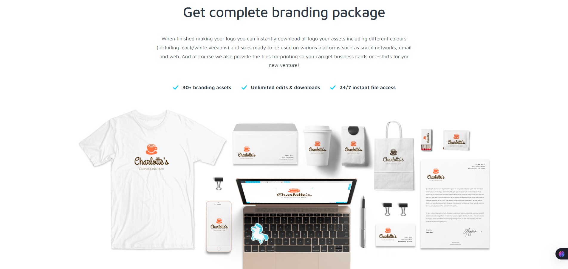 Get complete branding package