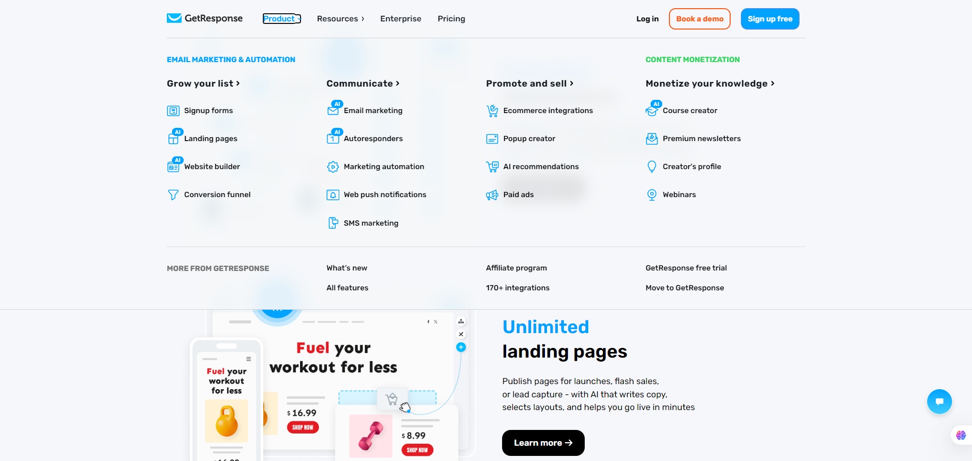 GetResponse Features