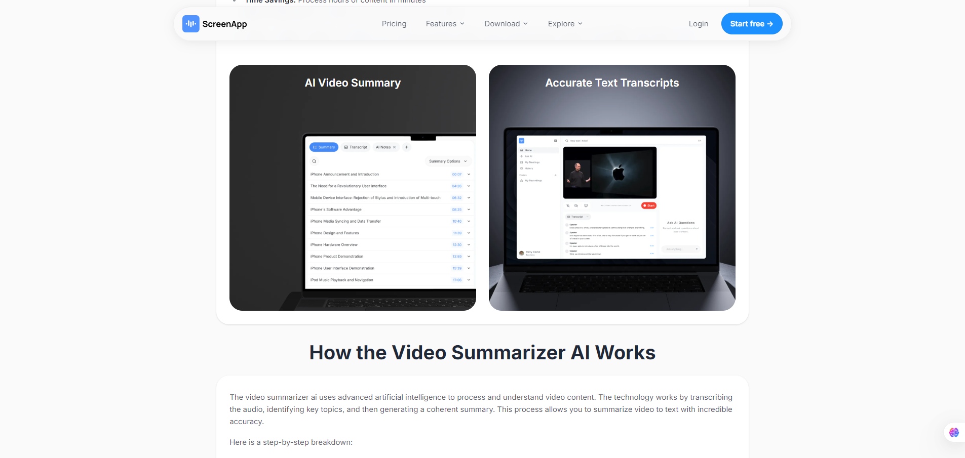 Video-Summarizer-AI-Video-Summary-Generator-Free
