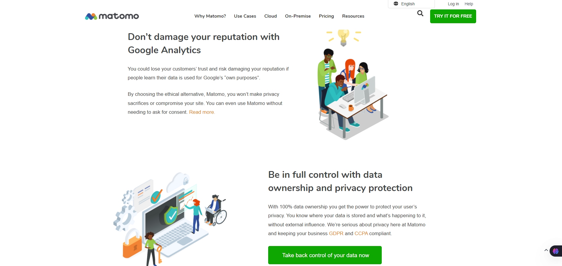 Be in full control with data ownership-Web-Analytics-Matomo