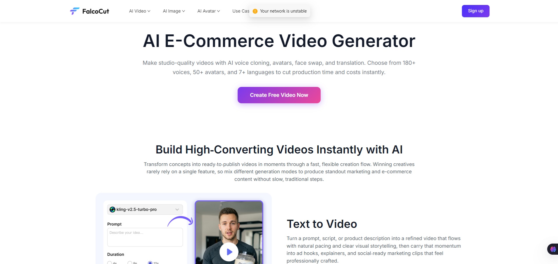 FalcoCut-AI-Powered-Video-Agent-for-Marketing-UGC-Product-Content