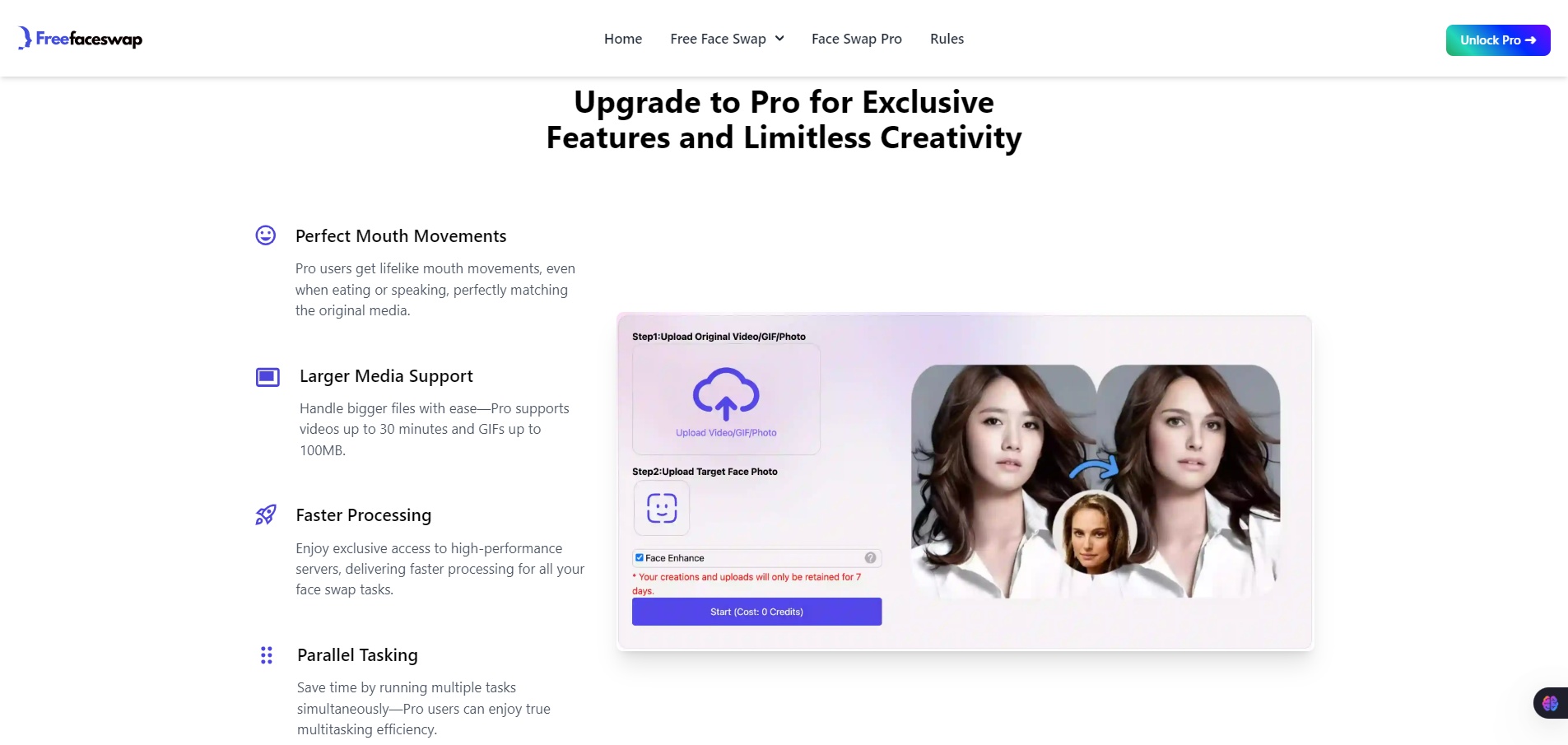 Free-Face-Swap-AI-Tool-–Features and Limitless Creativity