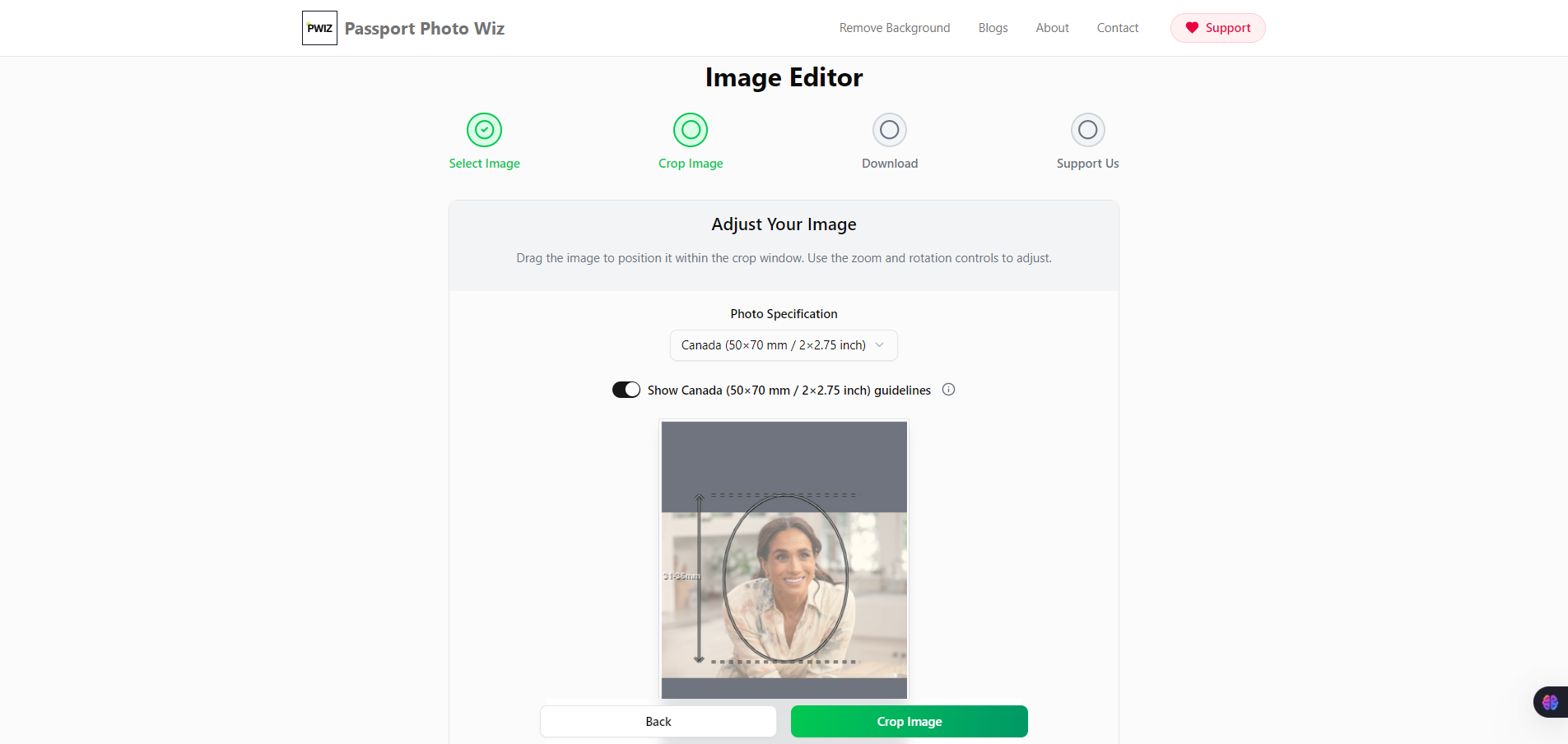 Free-Passport-Photo-Maker-Photo editor