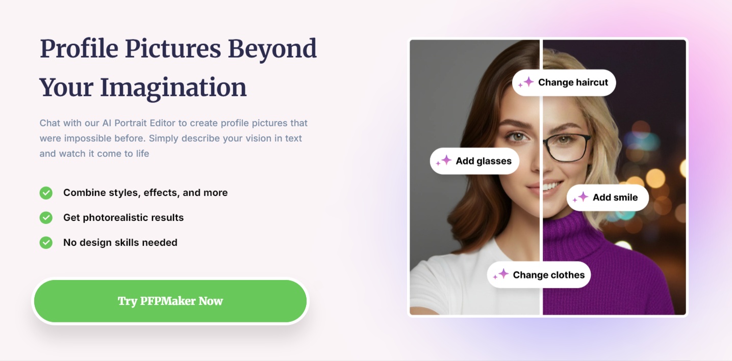 PFPmaker-Profile Pictures Beyond Your Imagination