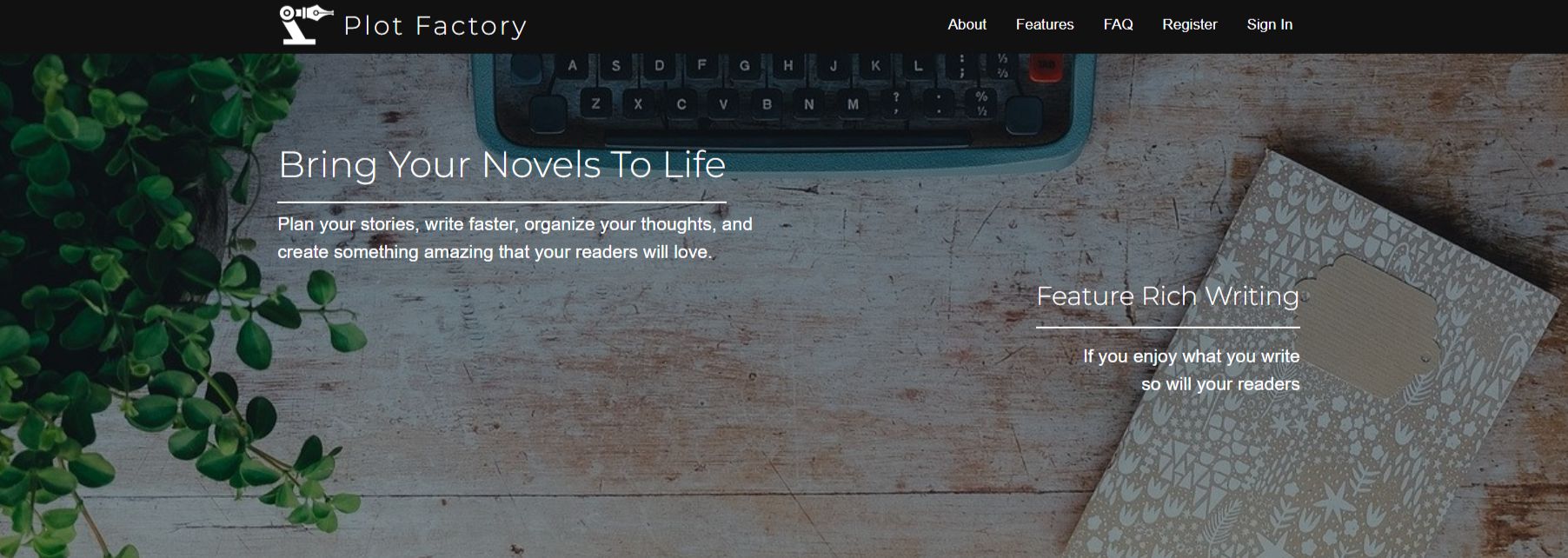 Plot-Factory-Bring Your Novels To Life