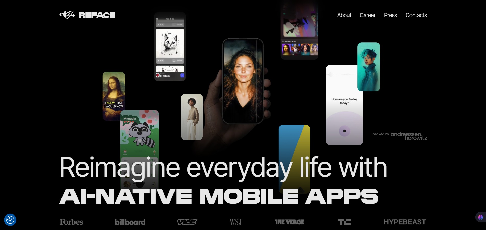 Reface-AI-NATIVE MOBILE APPS