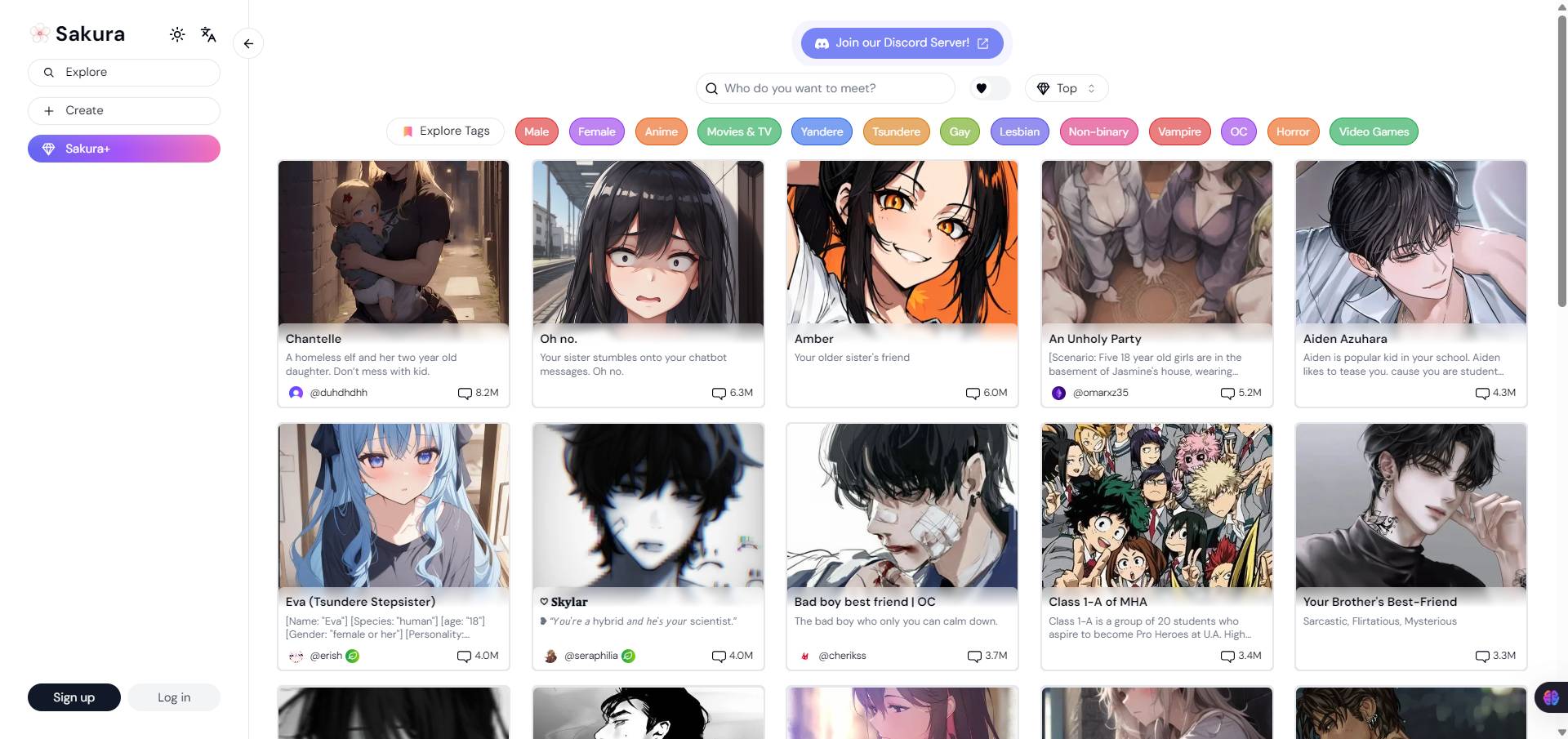 Sakura-AI-Chat-with-AI-Characters
