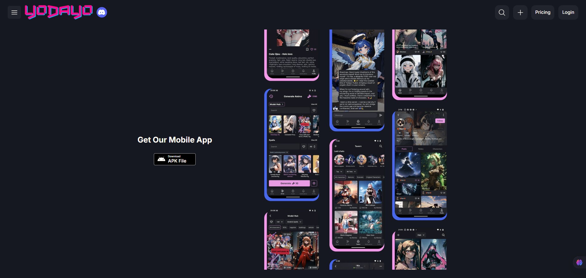 Yodayo-—-AI-enabled-creative-platform-for-anime-fandom Mobile App