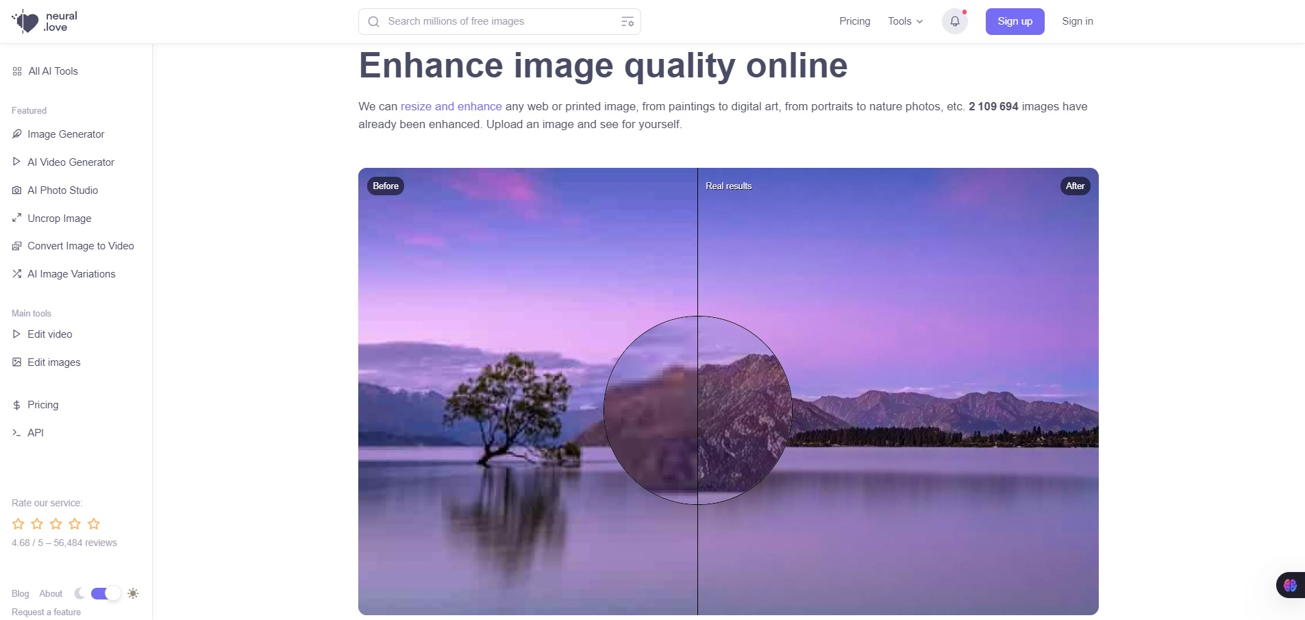 AI Image Enhancer-neural-love