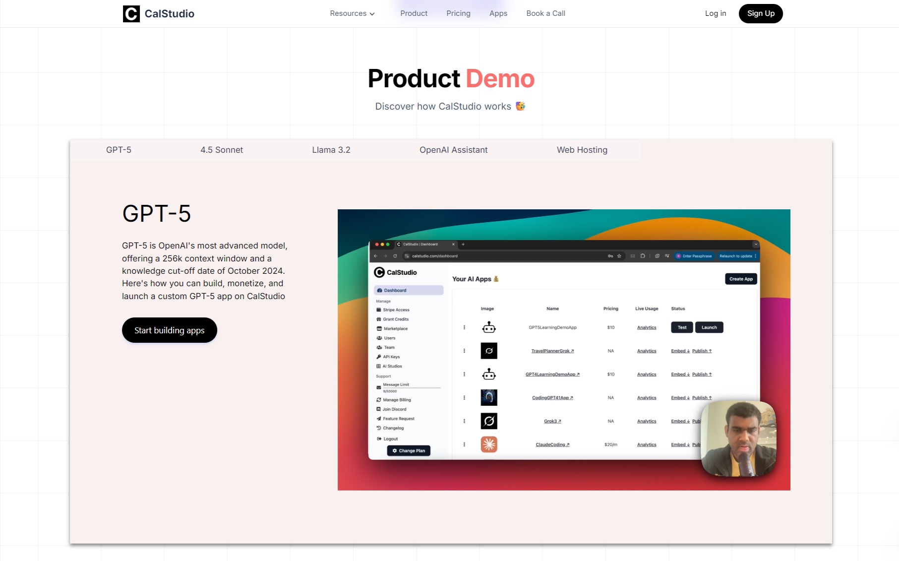 CalStudio-AI-Product Demo
