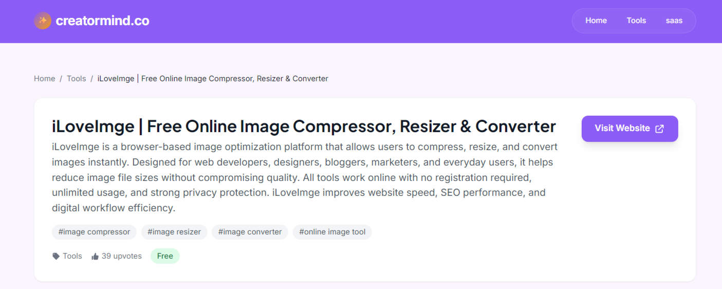 Free-Image-Compressor-Converter-iLoveImge
